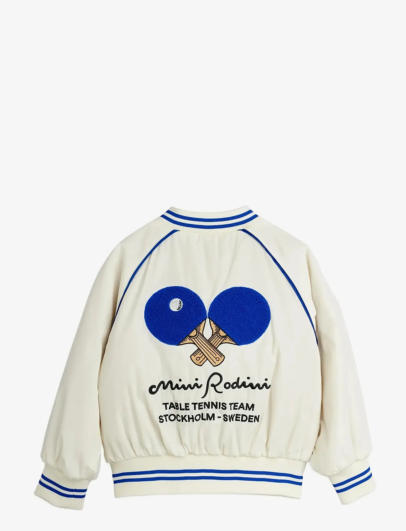 Mini Rodini - Table tennis team baseball jacket - bomberjacken - white - 2