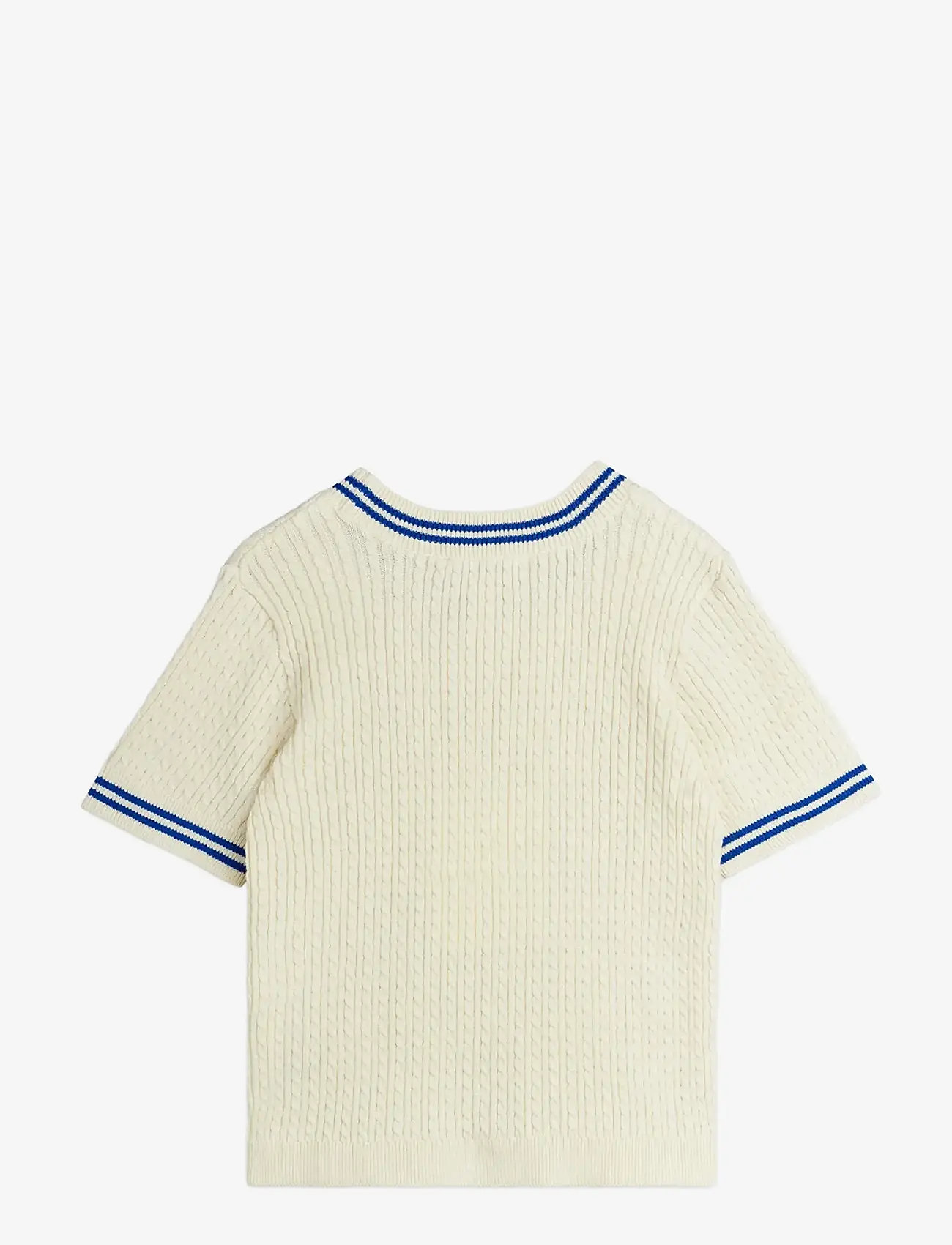 Mini Rodini - Cable knit top - stickade tröjor - off-white - 1