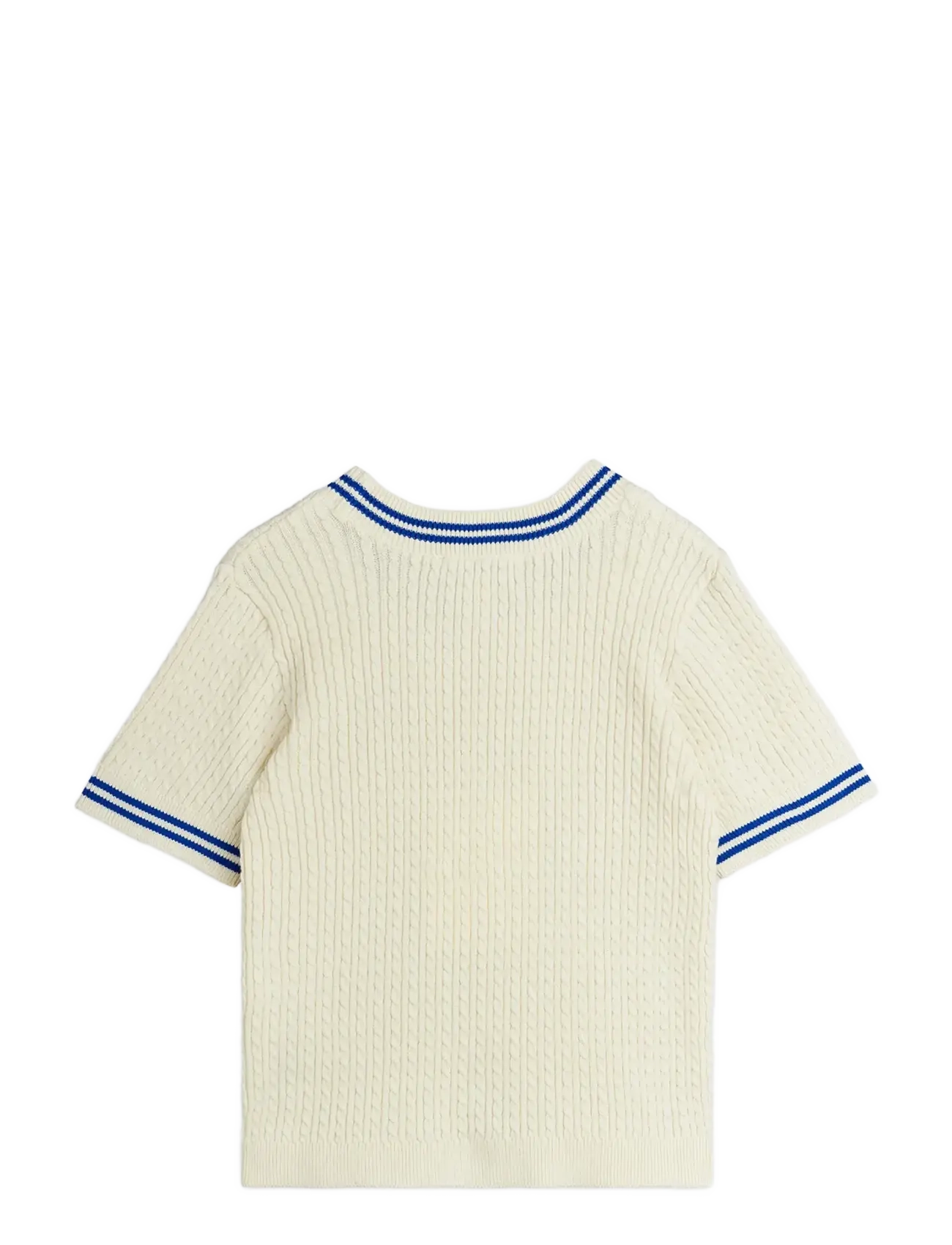 Mini Rodini - Cable knit top - trøjer - off-white - 1
