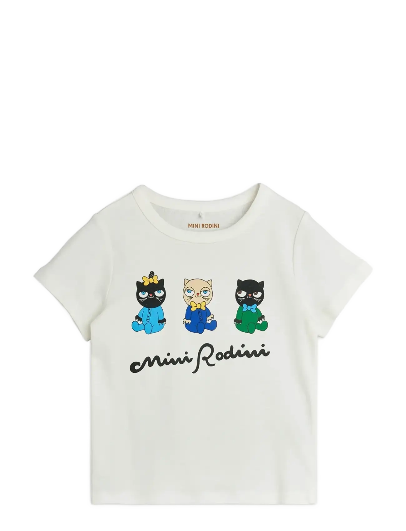Mini Rodini Minibabies Sp Ss Tee, 92/98, White, T-Shirts > Kortærmede, Børn