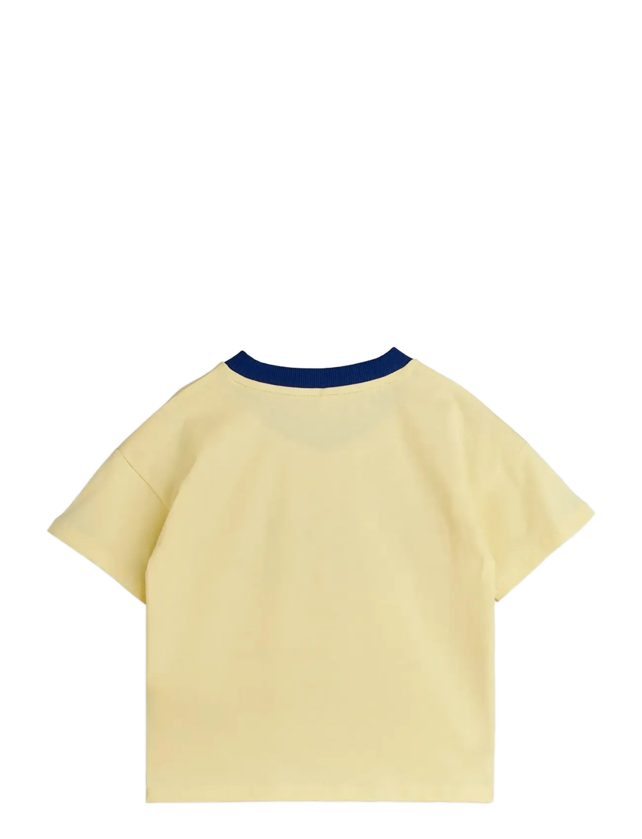 Mini Rodini - Table tennis contrast rib sp ss tee - marškinėliai trumpomis rankovėmis - yellow - 1