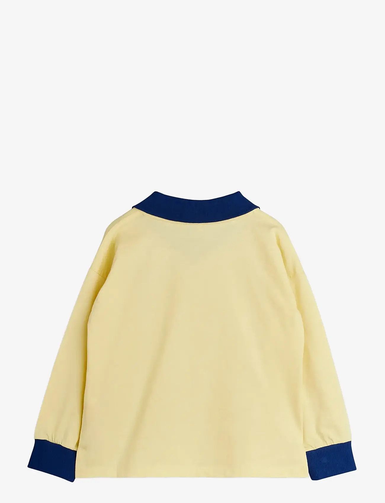 Mini Rodini - Table tennis sp collar ls top - langærmede poloer - yellow - 1