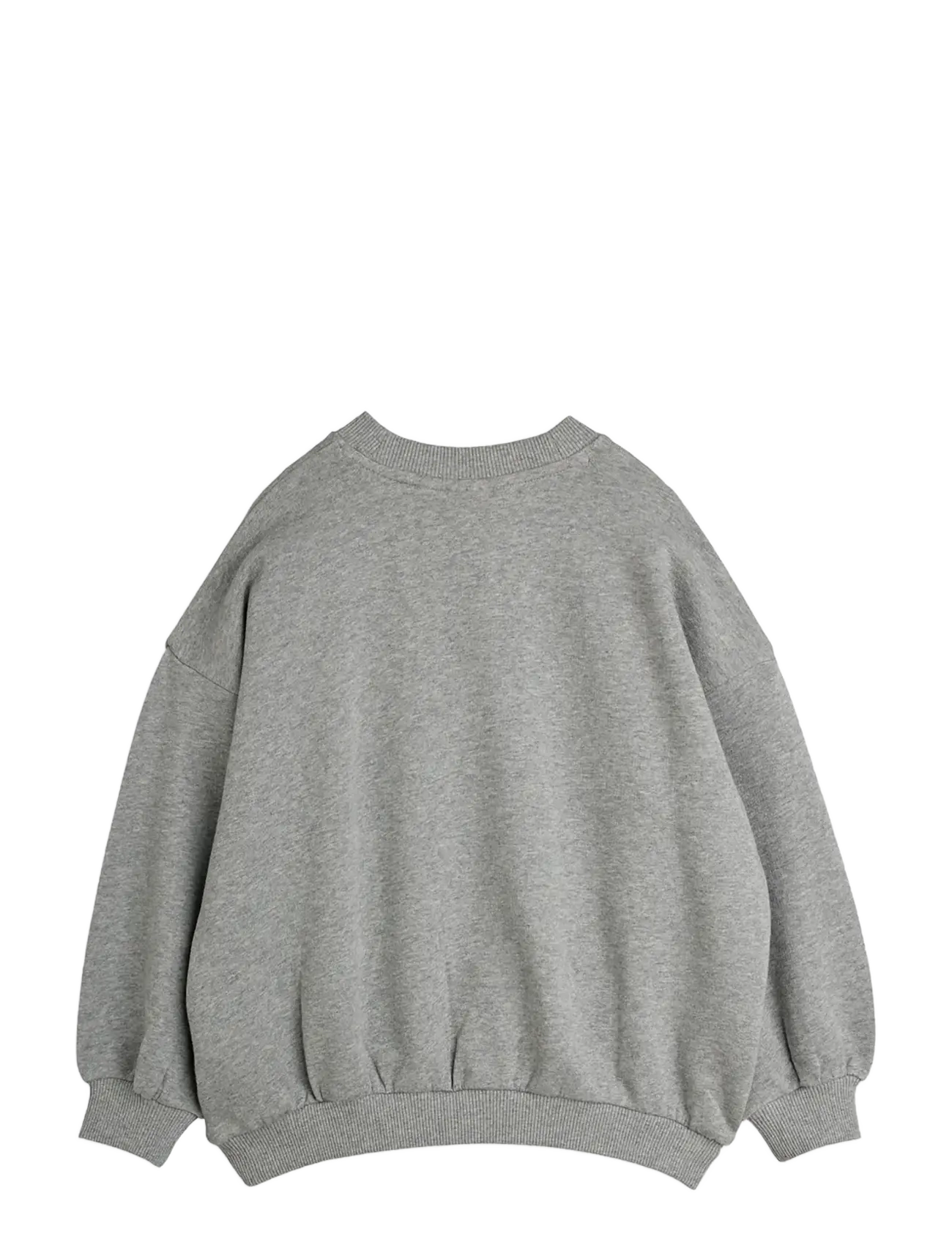 Mini Rodini - Minibabies patches sweatshirt - sweatshirts - grey melange - 1