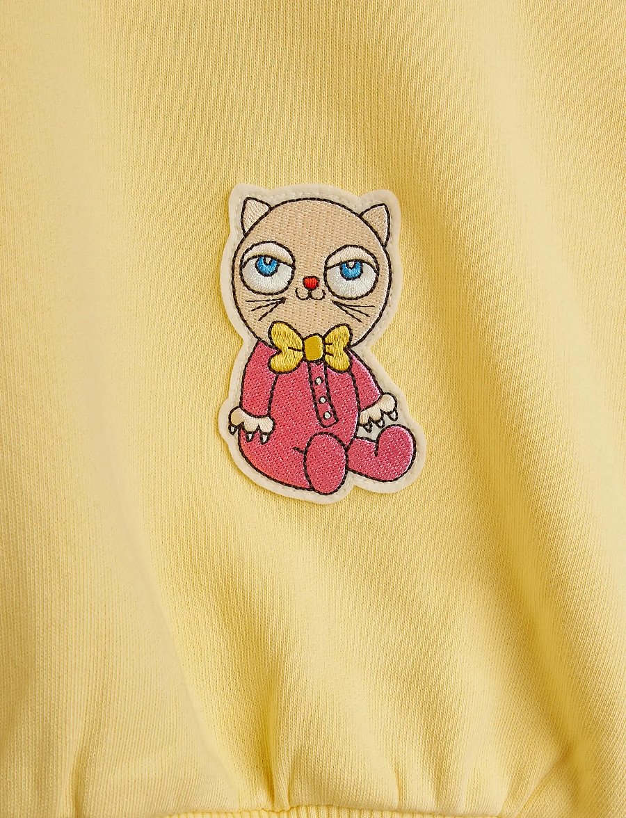 Mini Rodini - Minibabies patches sweatshirt - sweatshirts - yellow - 2