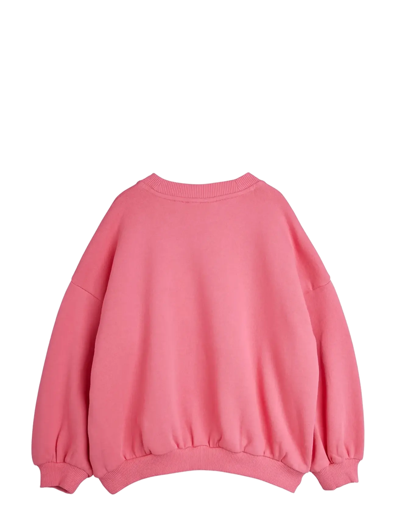 Mini Rodini - Cat chenille sweatshirt - sweatshirts - pink - 1