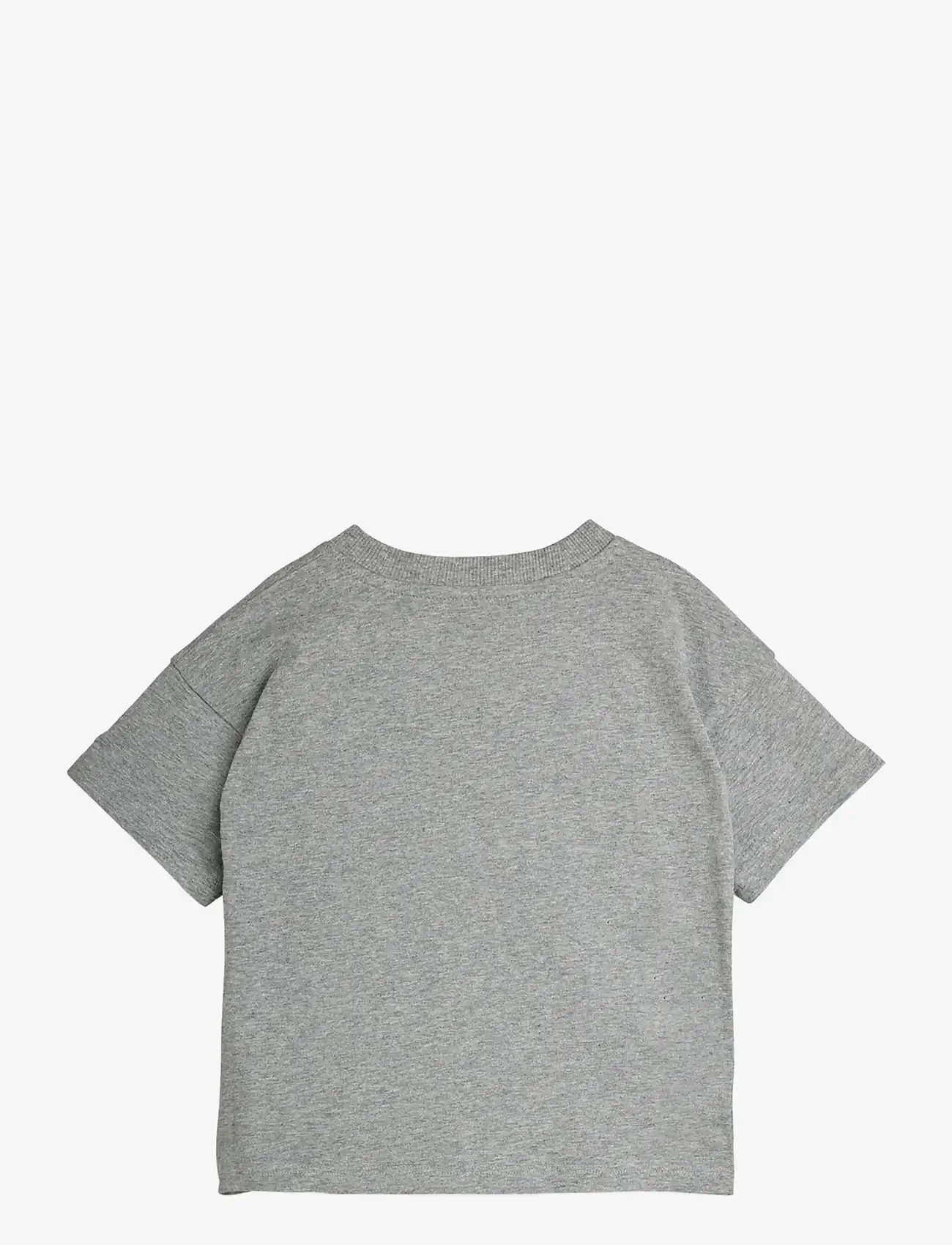 Mini Rodini - Minibabies patches ss tee - lühikeste varrukatega t-särgid - grey melange - 1