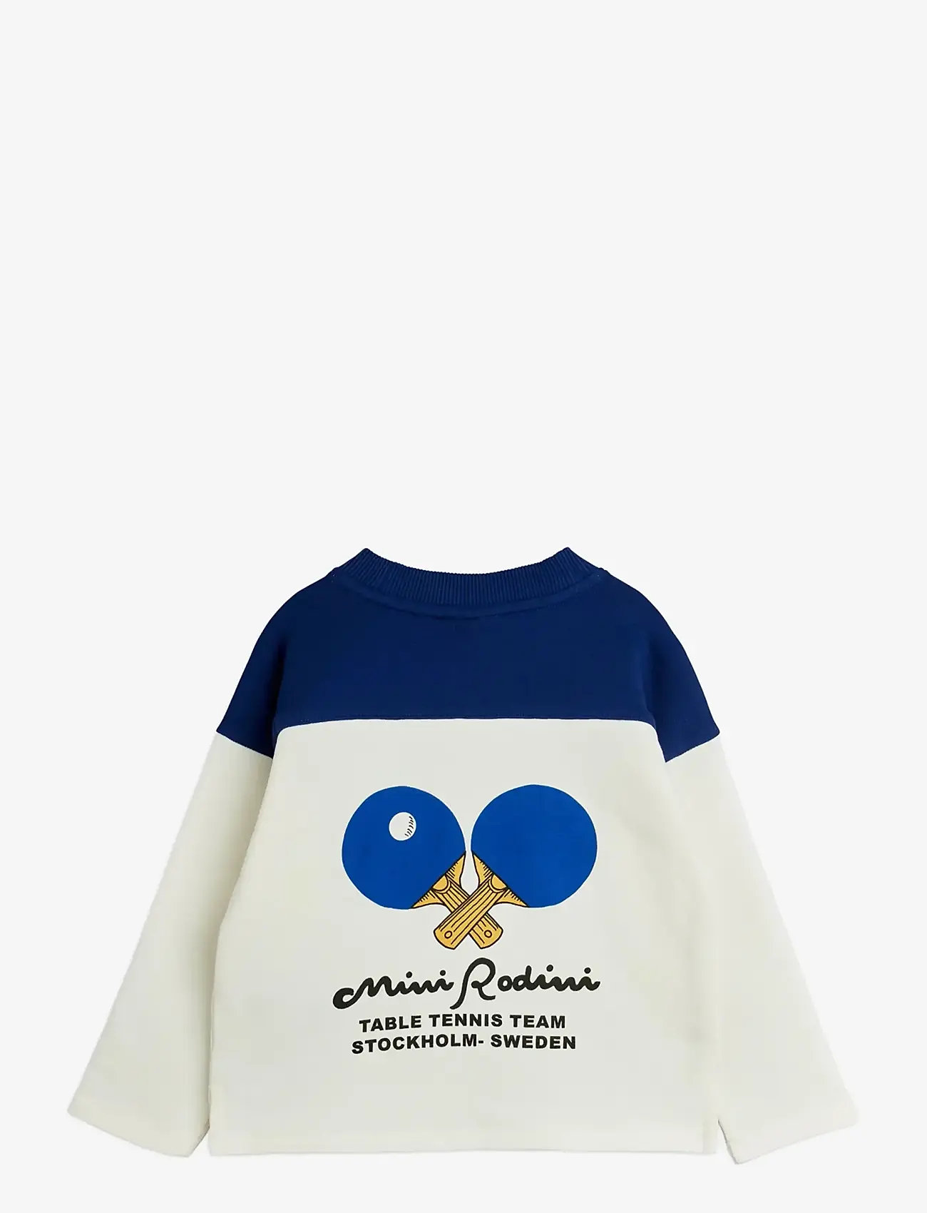 Mini Rodini - Table tennis sp sweatshirt - sweatshirts - white - 1