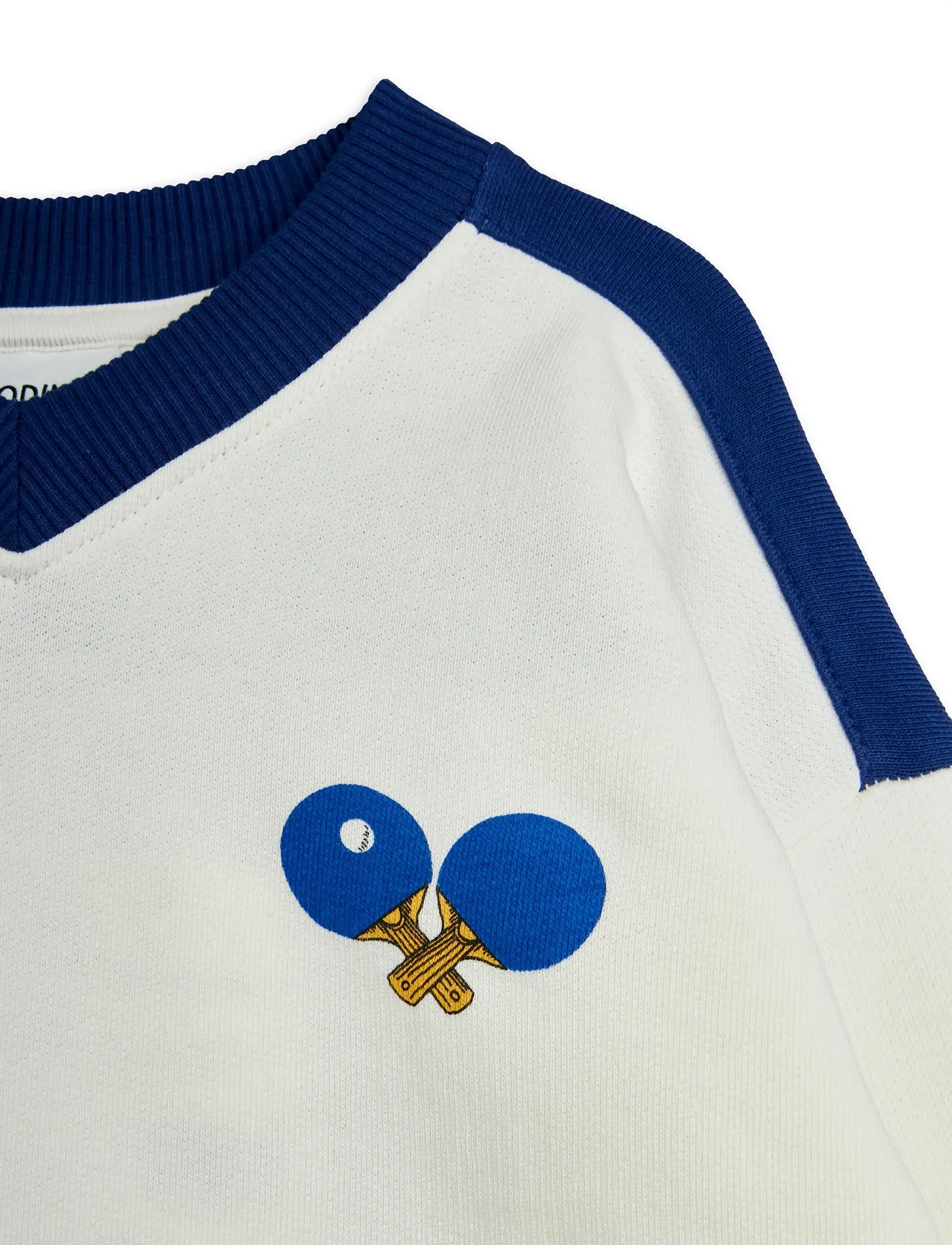Mini Rodini - Table tennis sp sweatshirt - sweatshirts - white - 2
