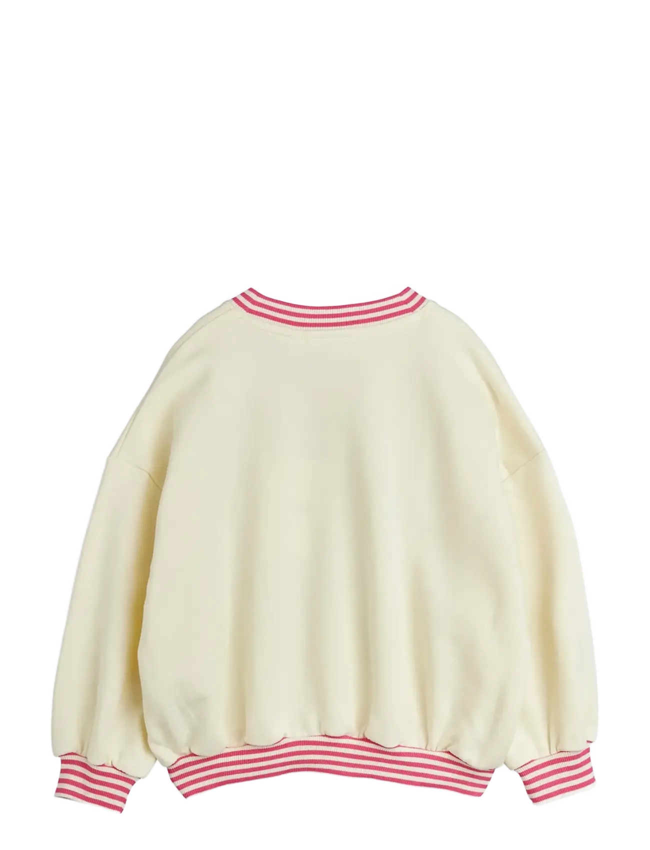 Mini Rodini - Table tennis sp striped rib sweatshirt - dressipluusid - white - 1