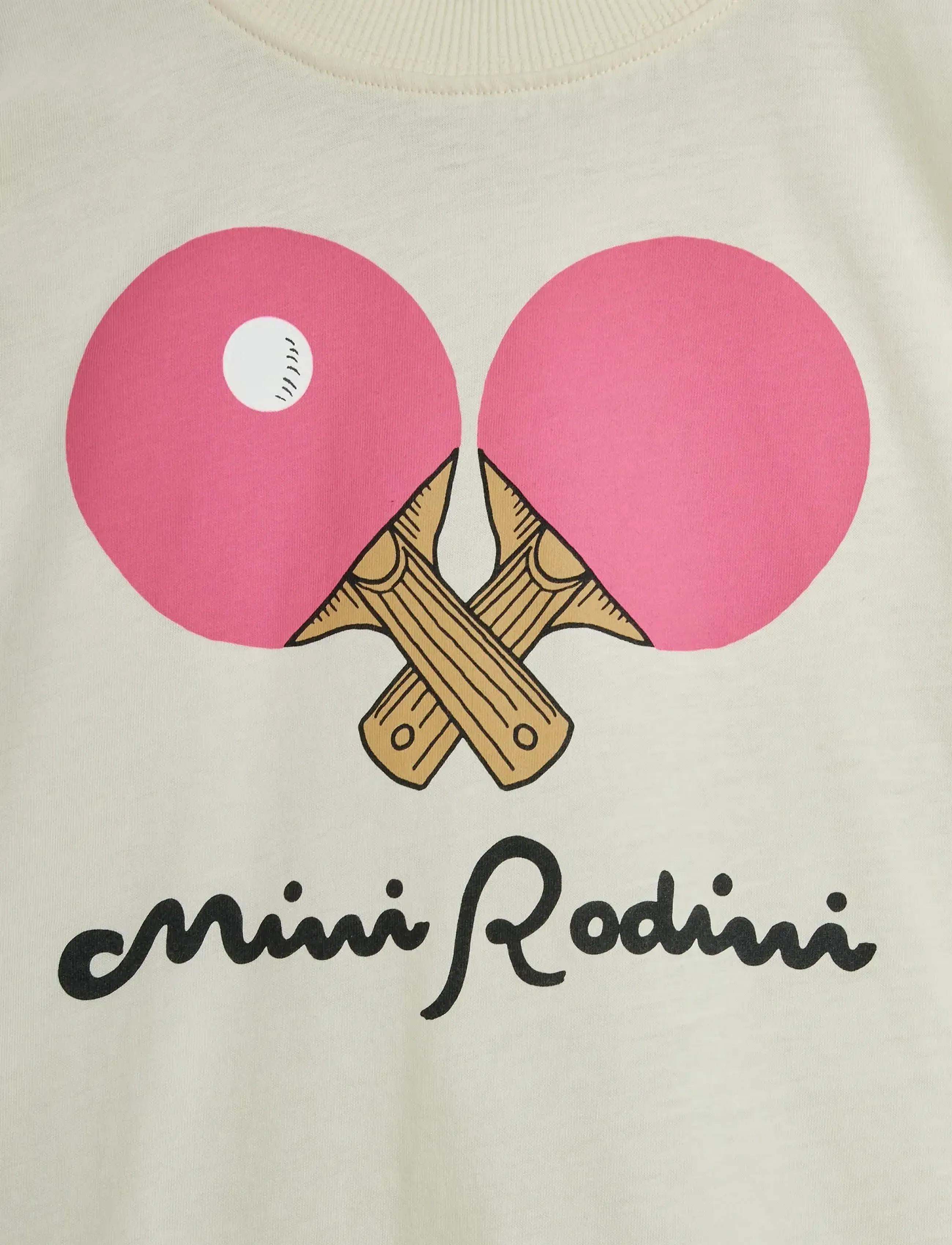 Mini Rodini - Table tennis sp ss tee - sportieve tops - white - 2