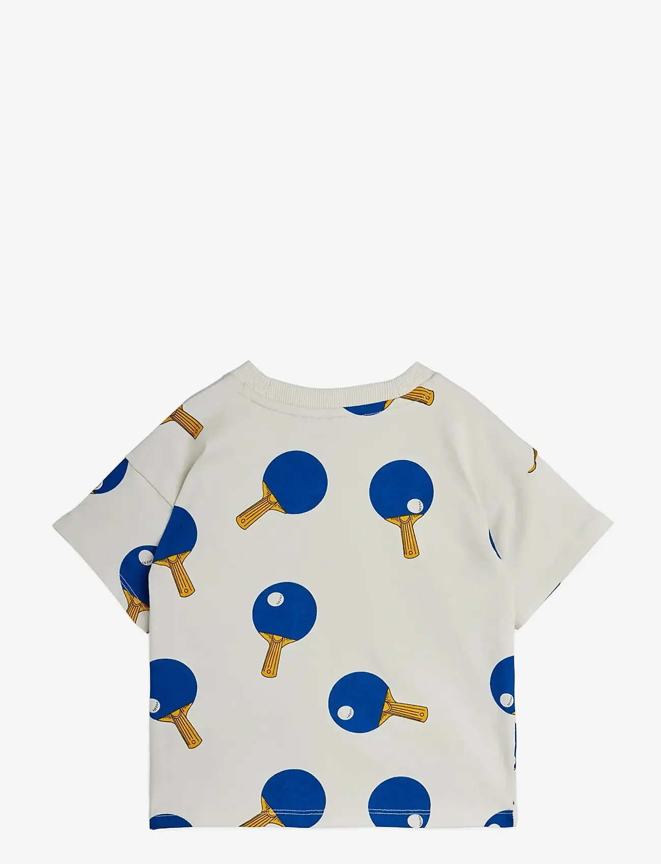Mini Rodini - Table tennis aop ss tee - kortærmede t-shirts - grey - 1