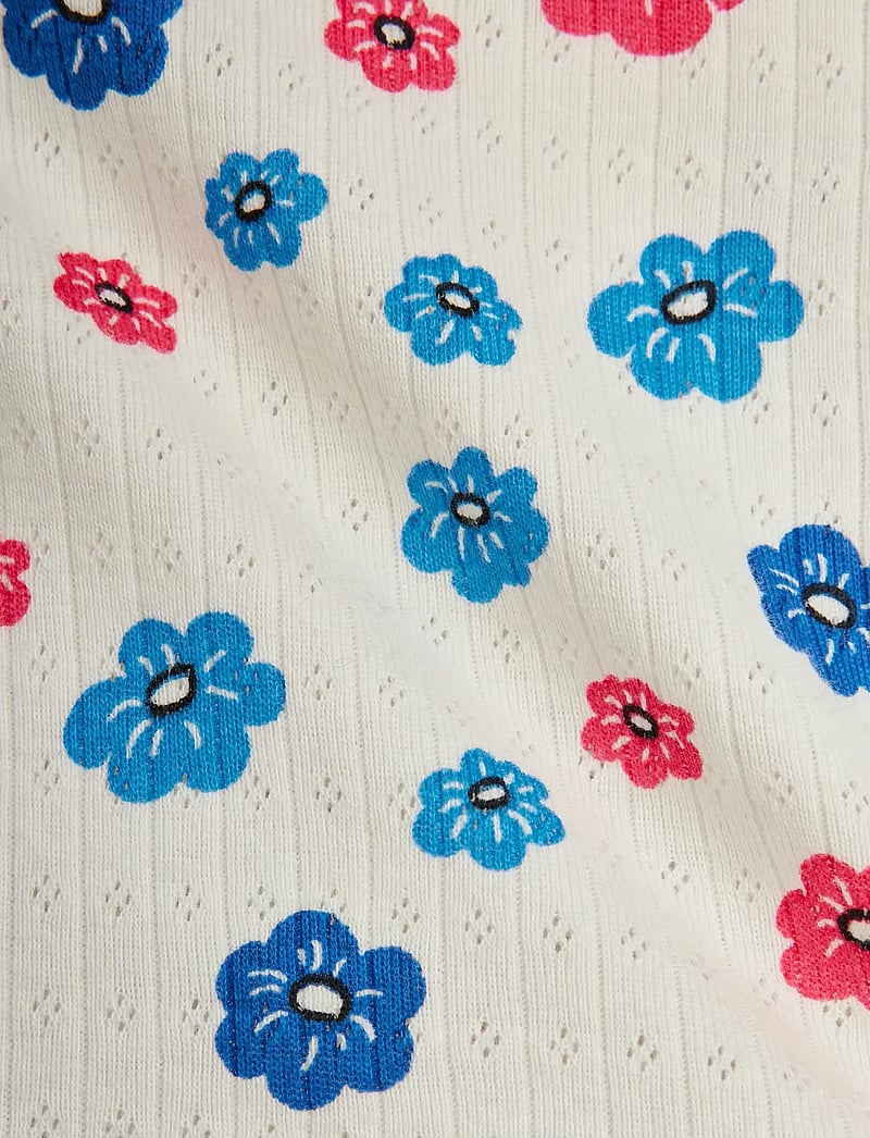 Mini Rodini - Flowers aop picot edge pointelle tank top - veste - multi - 2