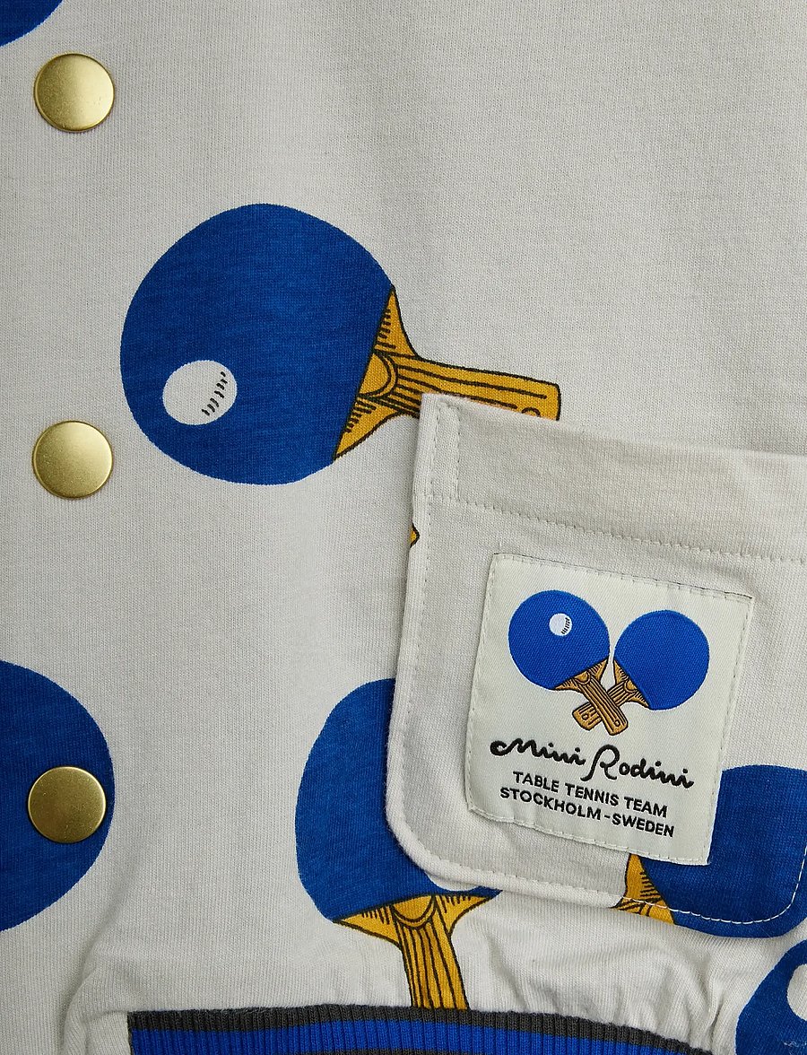 Mini Rodini - Table tennis reversible baseball cardigan - bomberjoped - multi - 5