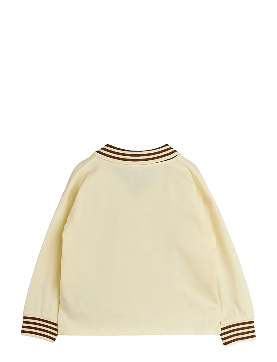 Mini Rodini - PLAY sp collar ls tee - sportoberteile - off-white - 1