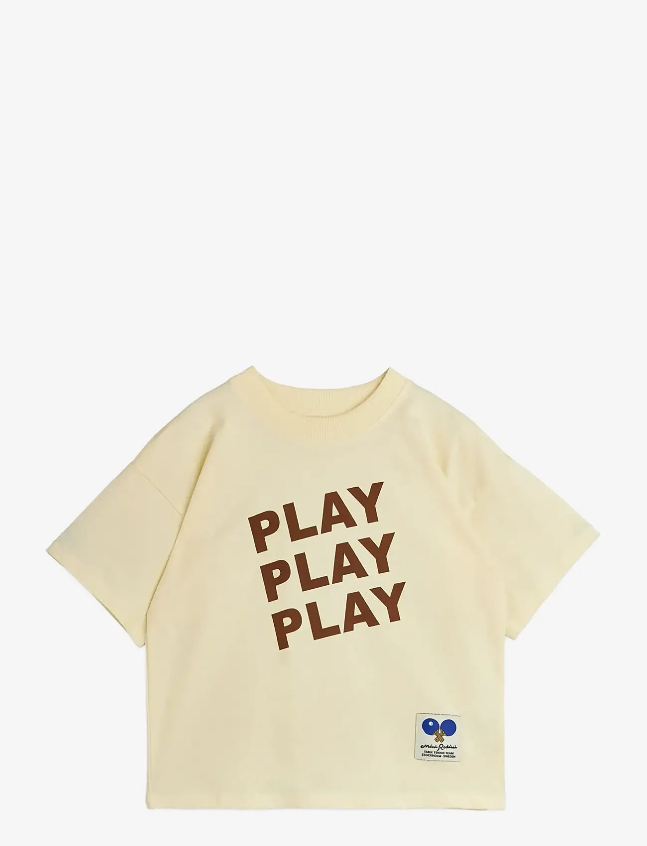 Mini Rodini - PLAY sp ss tee - kortærmede t-shirts - off-white - 0