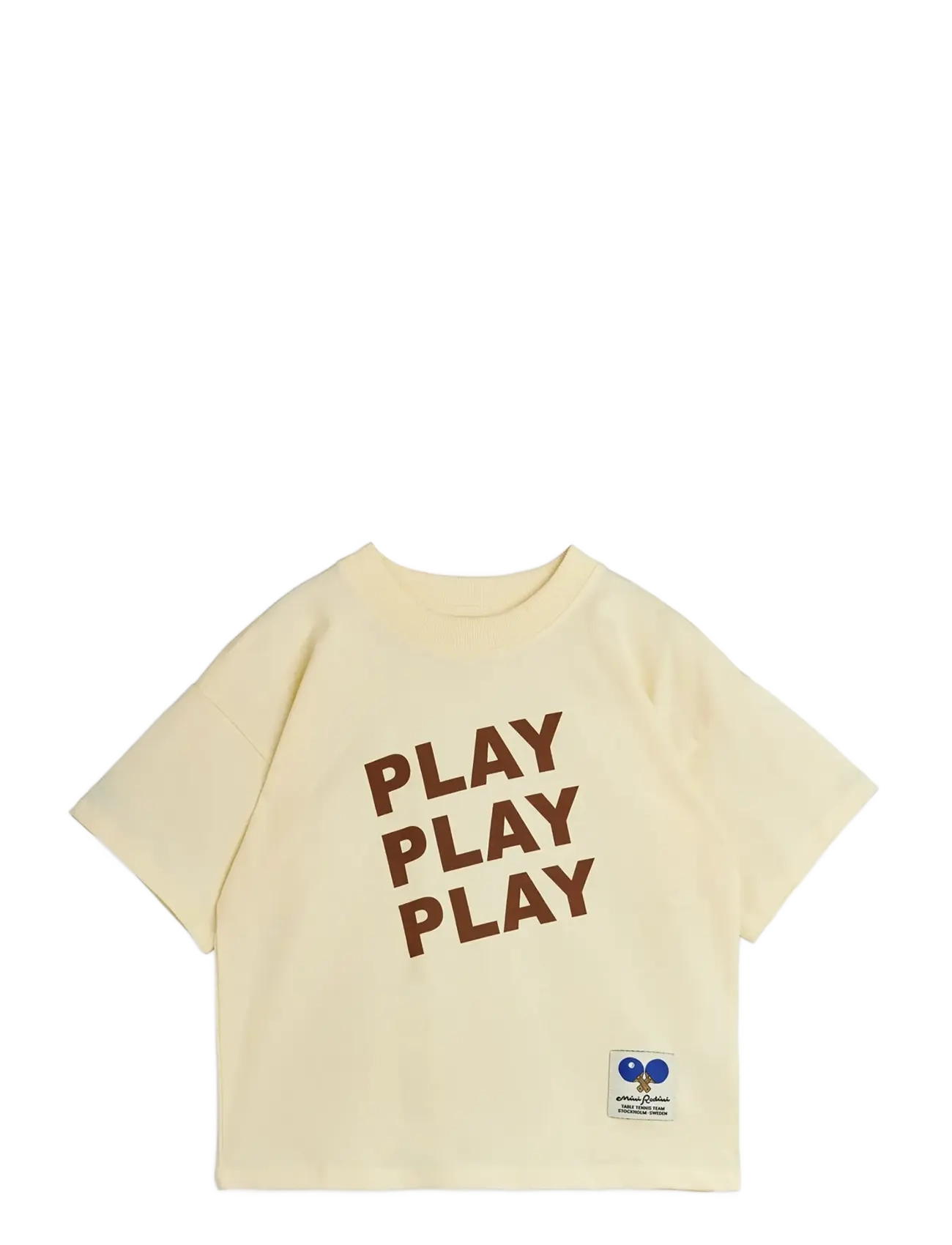 Mini Rodini - PLAY sp ss tee - kortærmede t-shirts - off-white - 0