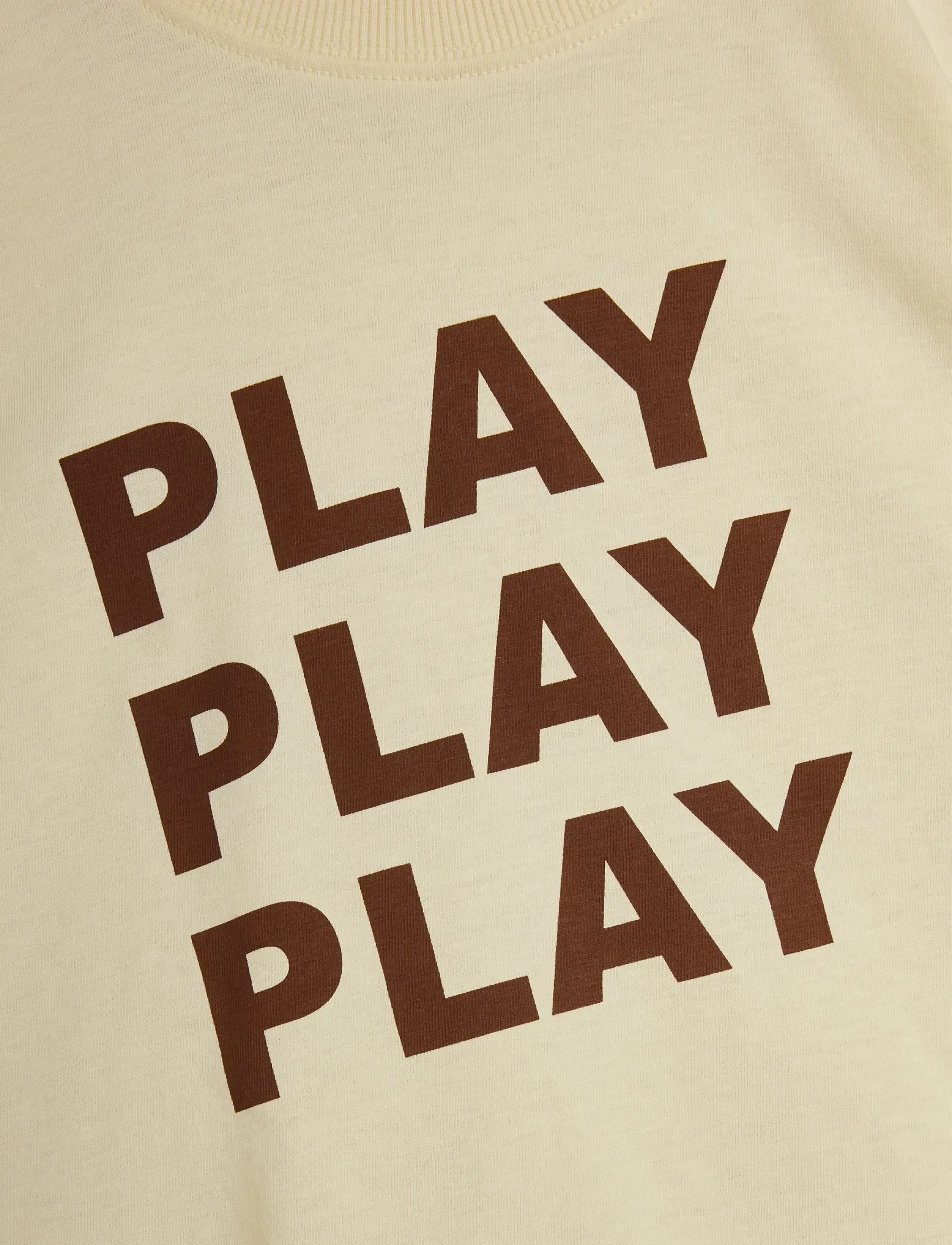 Mini Rodini - PLAY sp ss tee - t-shirts à manches courtes - off-white - 2