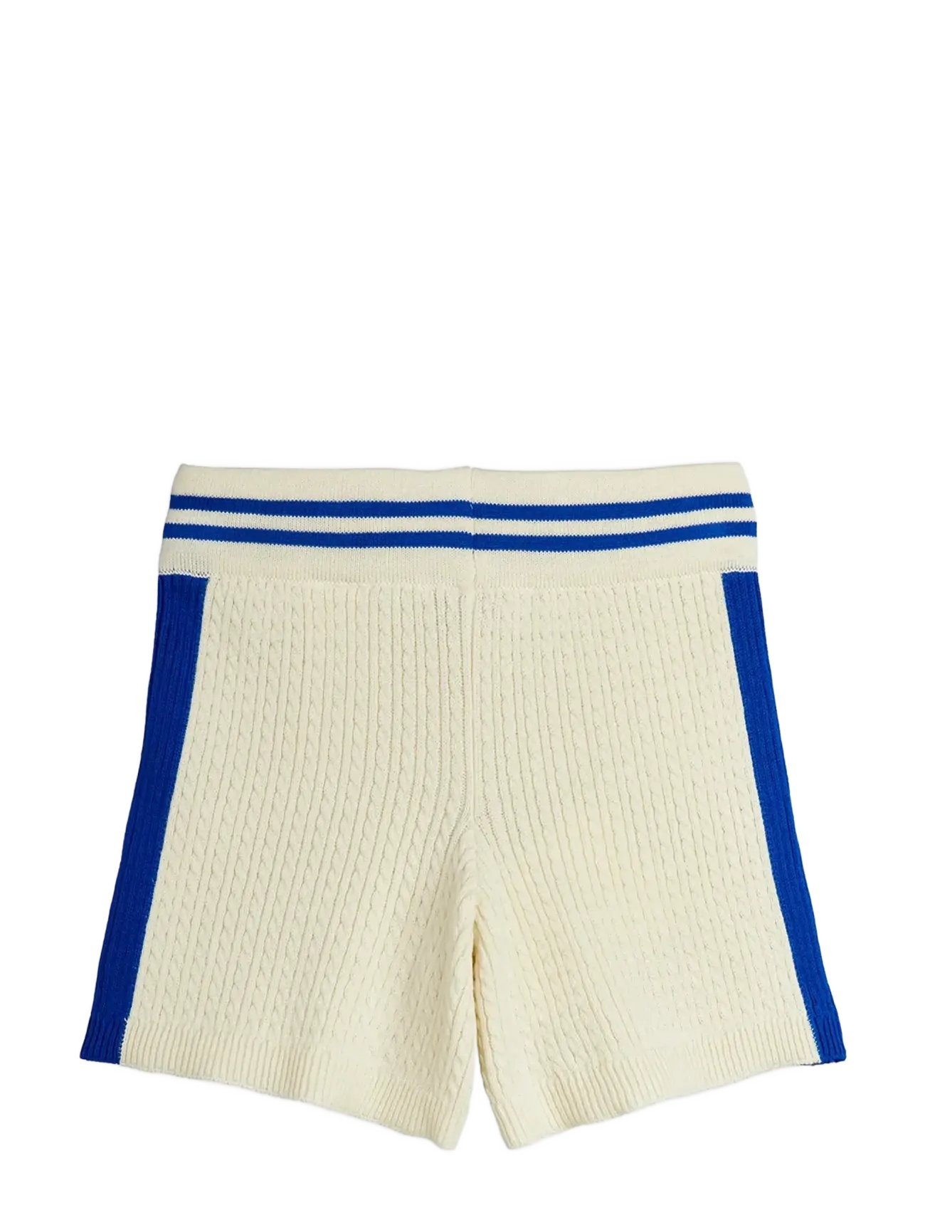 Mini Rodini - Cable knit shorts - kasdienio stiliaus šortai - off-white - 1