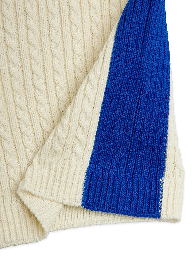 Mini Rodini - Cable knit shorts - casual shorts - off-white - 2