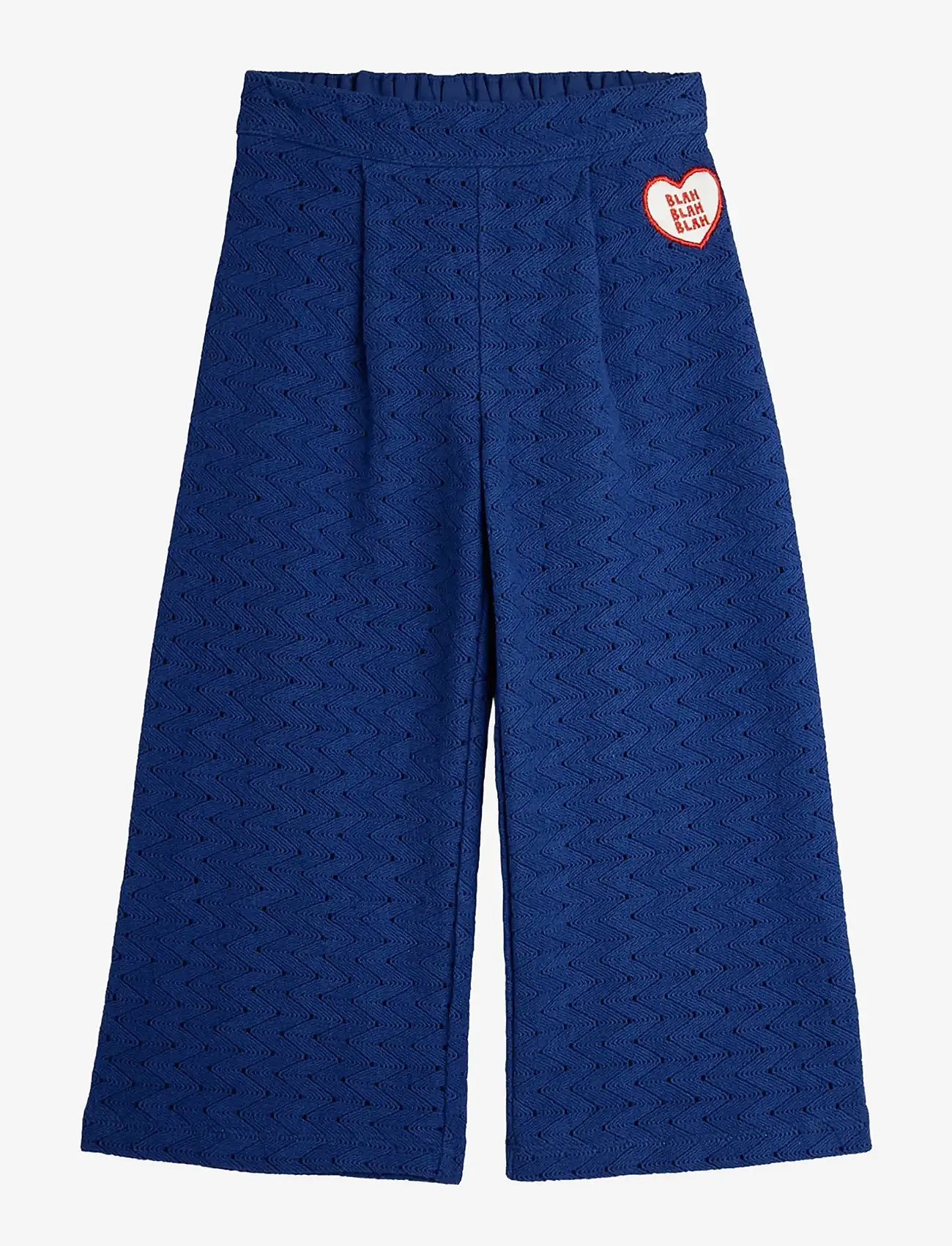 Mini Rodini - Lace patch trousers - babybukser - blue - 0