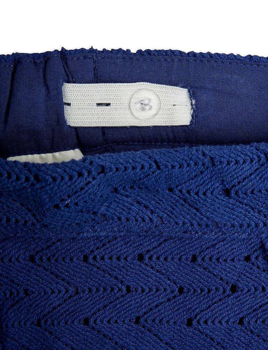 Mini Rodini - Lace patch trousers - beebipüksid - blue - 3