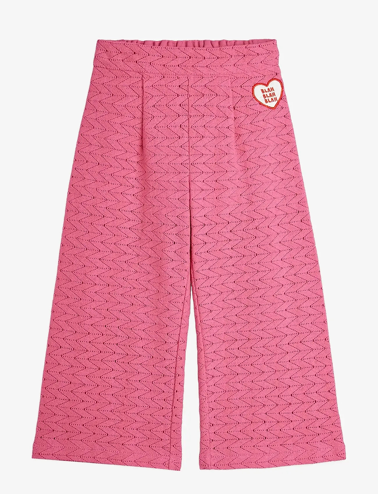 Mini Rodini - Lace patch trousers - babybukser - pink - 0