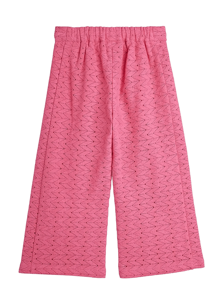 Mini Rodini - Lace patch trousers - babyhosen - pink - 1