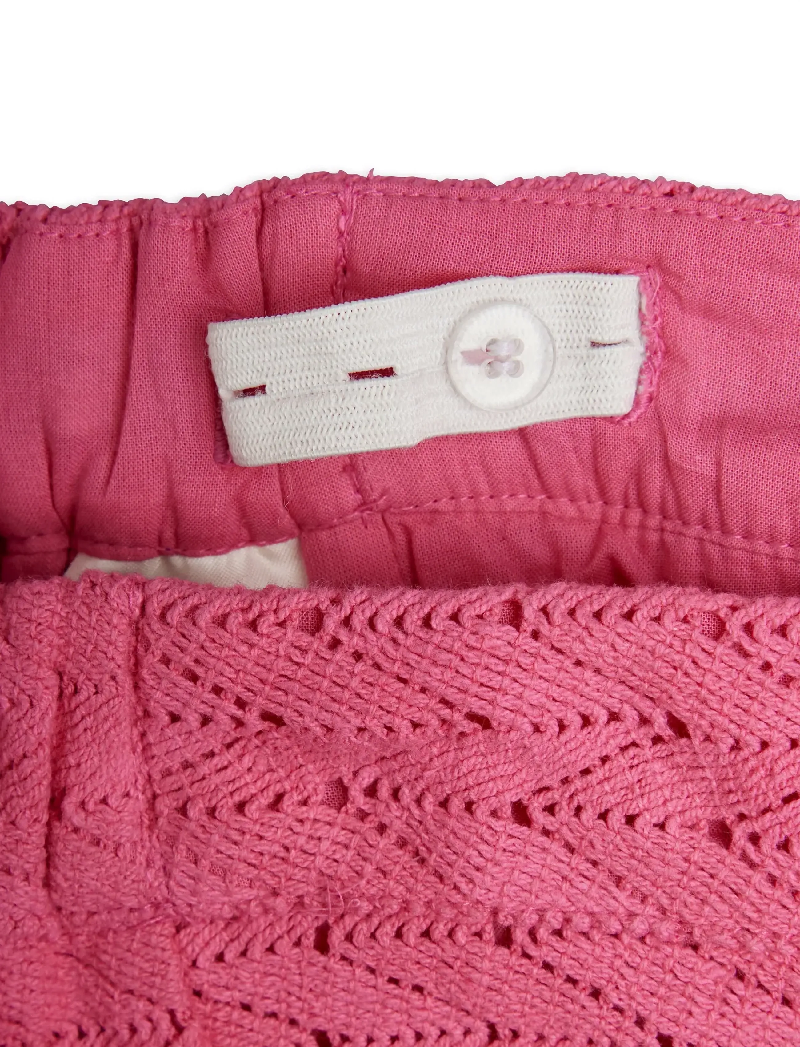 Mini Rodini - Lace patch trousers - babyhosen - pink - 3