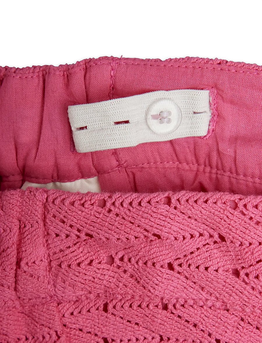 Mini Rodini - Lace patch trousers - babyhosen - pink - 3