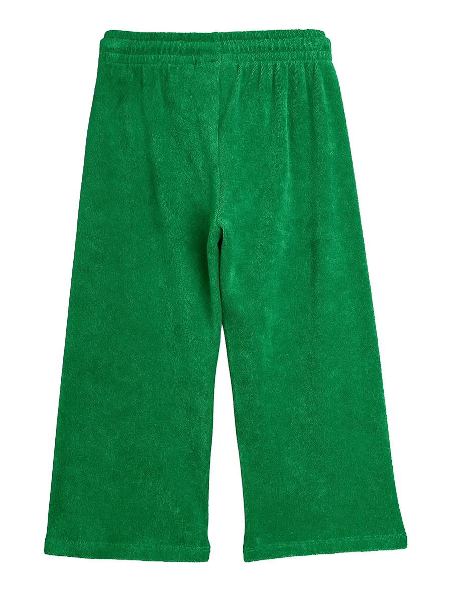 Mini Rodini - Table tennis patch terry sweatpants - mjukisbyxor - green - 1