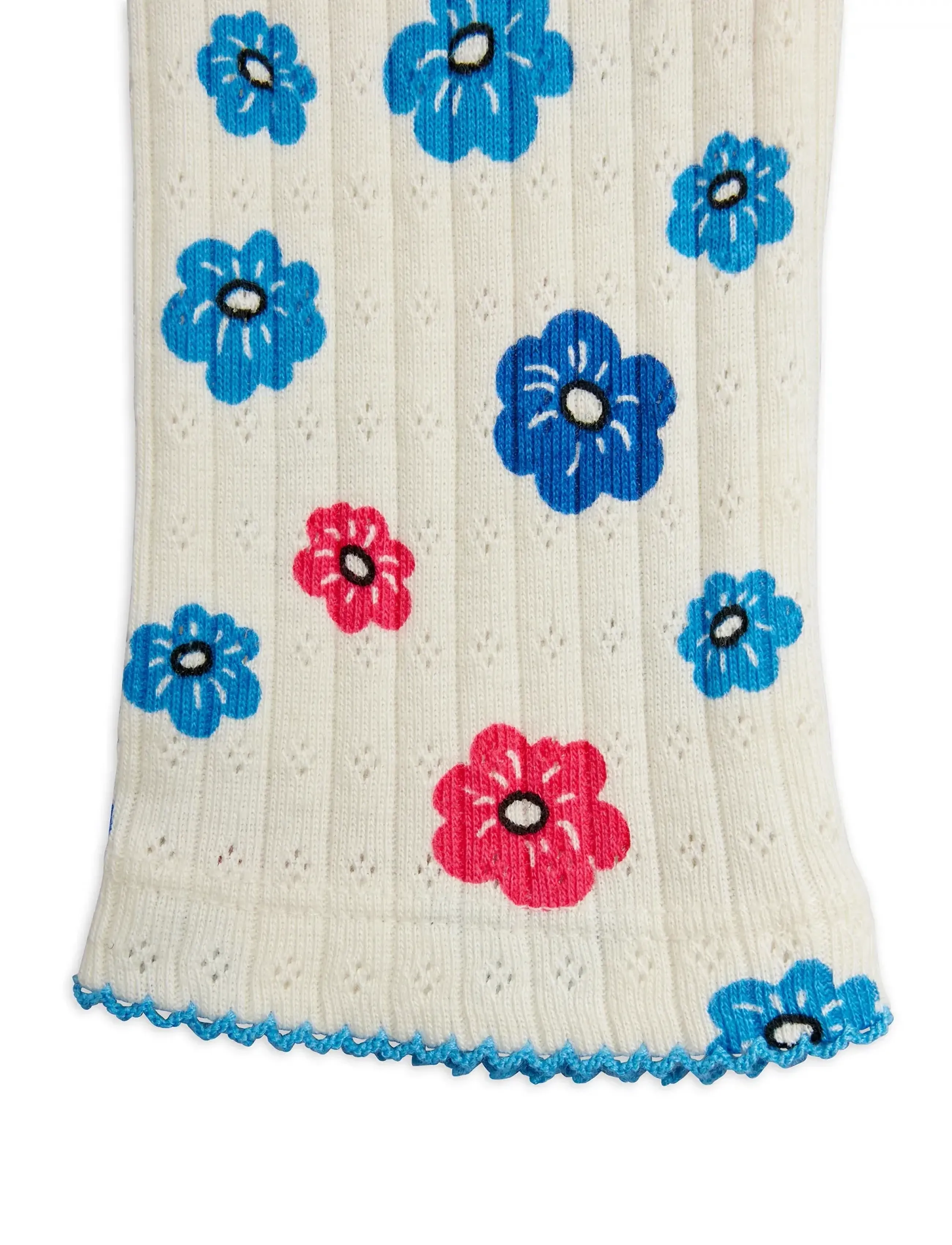 Mini Rodini - Flowers aop pointelle leggings - leggings - multi - 2