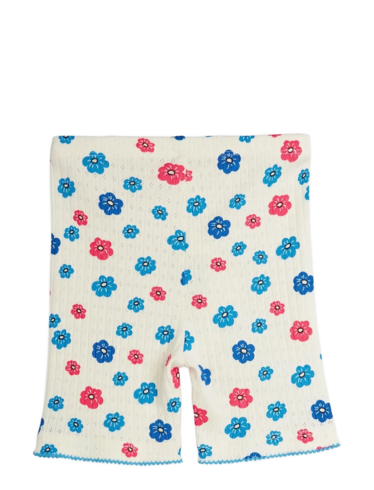 Mini Rodini - Flowers aop picot edge pointelle bike shorts - short de cyclisme - multi - 1