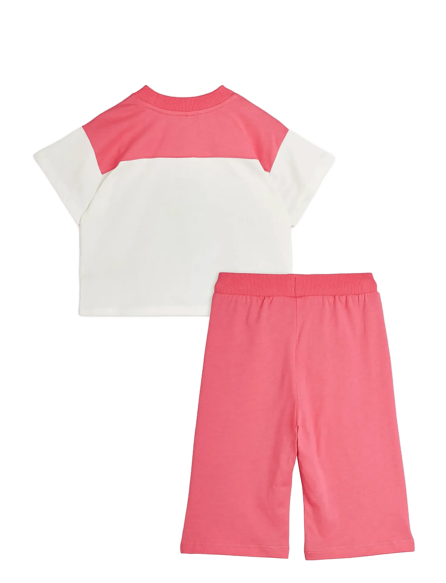 Mini Rodini - Cat sp baby set - set med kortärmad t-shirt - pink - 1