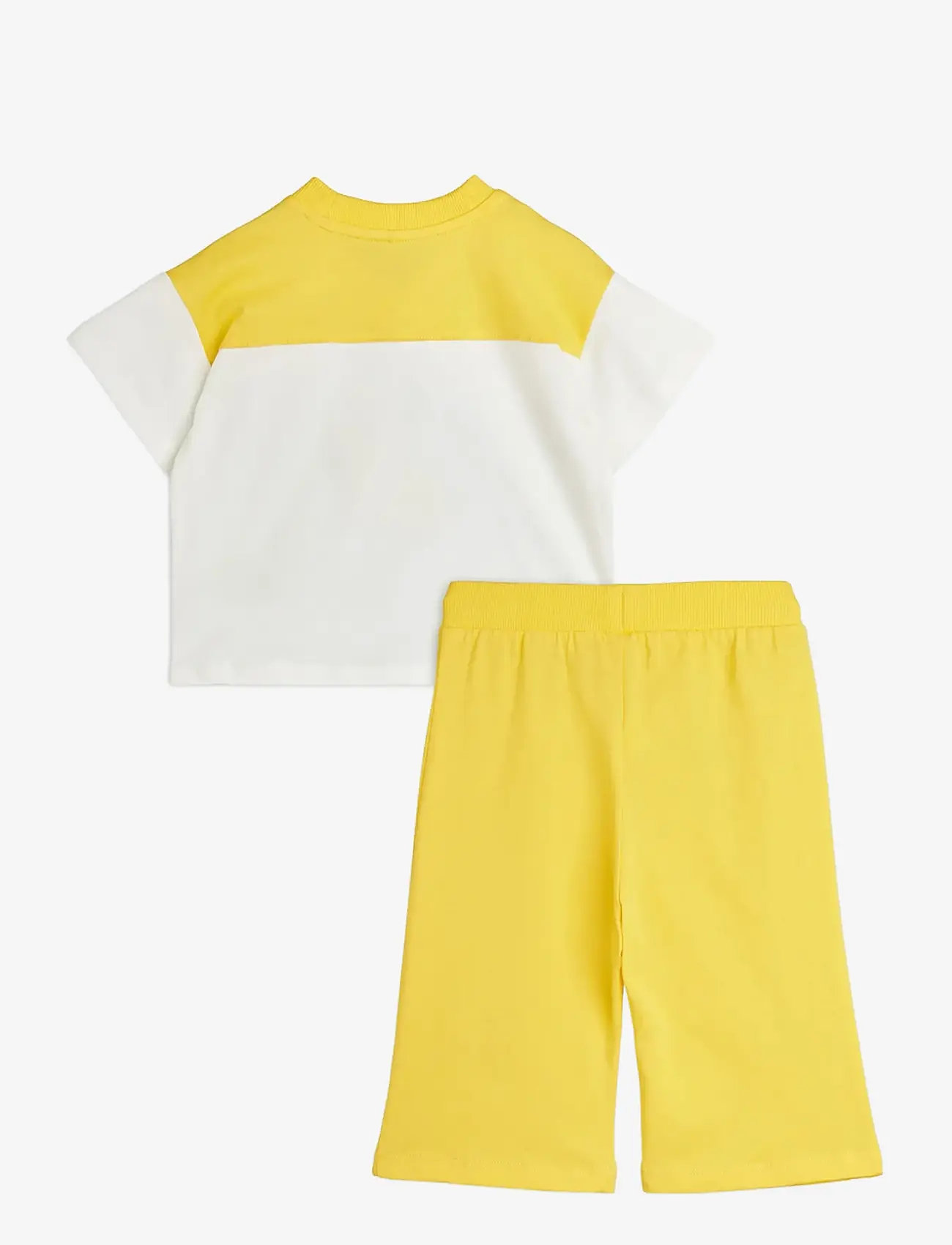 Mini Rodini - Dog sp baby set - sæt med kortærmet t-shirt - yellow - 1