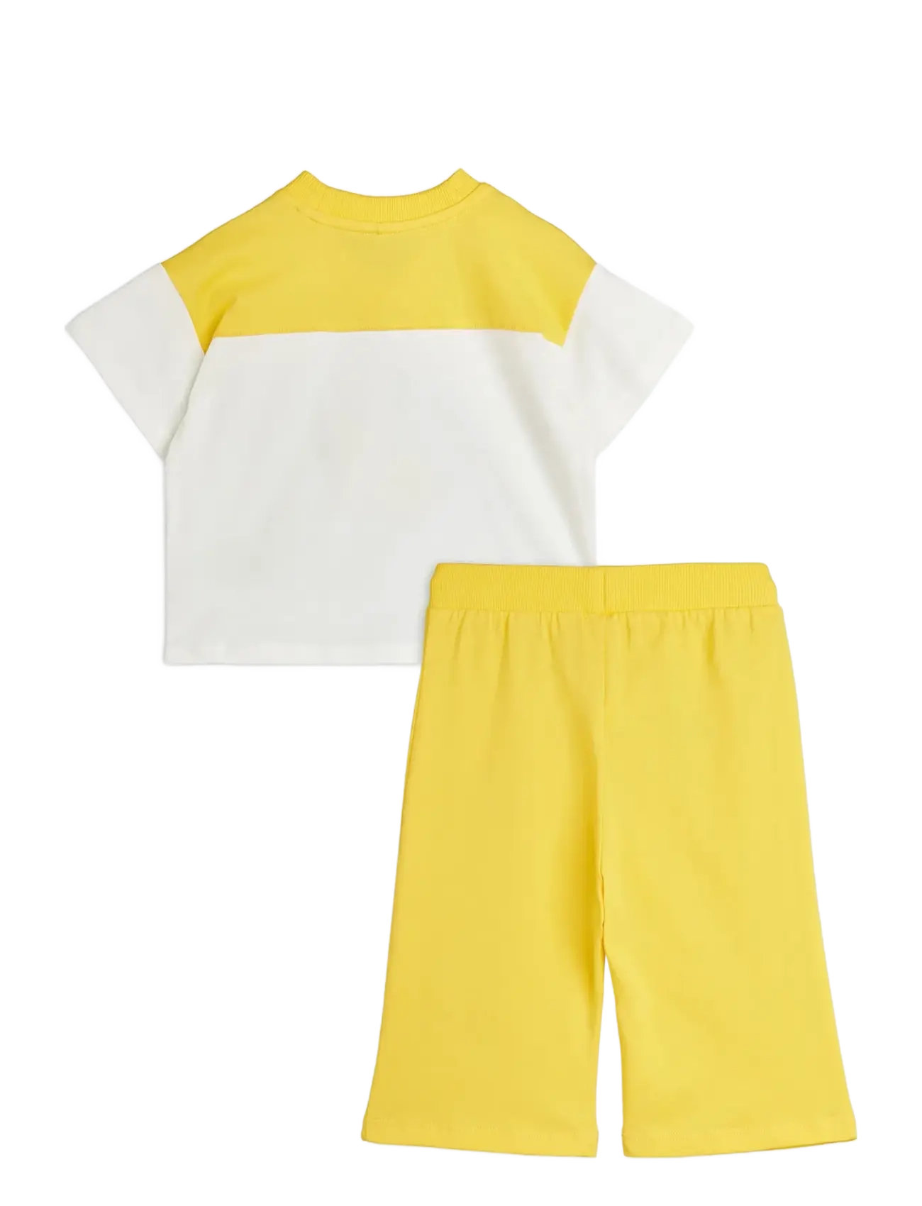Mini Rodini - Dog sp baby set - sets mit kurzärmeligem t-shirt - yellow - 1