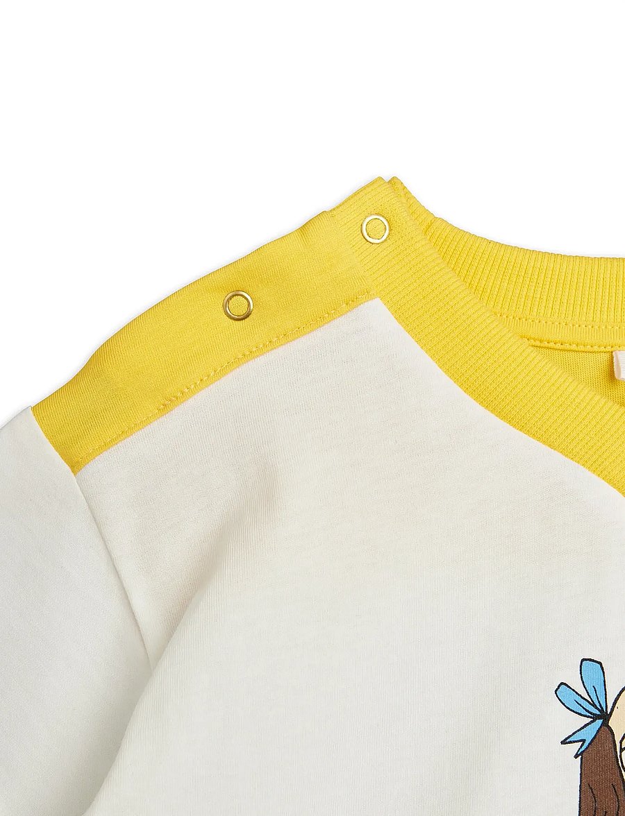 Mini Rodini - Dog sp baby set - komplektid lühikeste varrukatega t-särgiga - yellow - 2