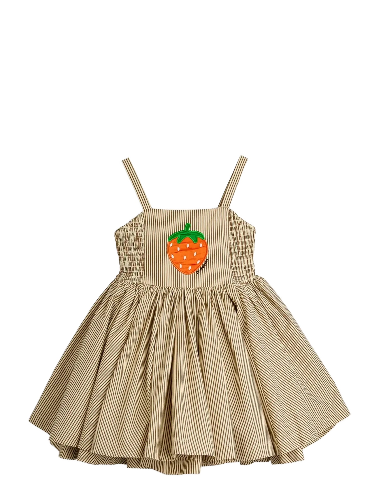 Mini Rodini Poplin Yd Smock Dress, Børn, Smockkjole, Multi/mønstret, Str: 104/110