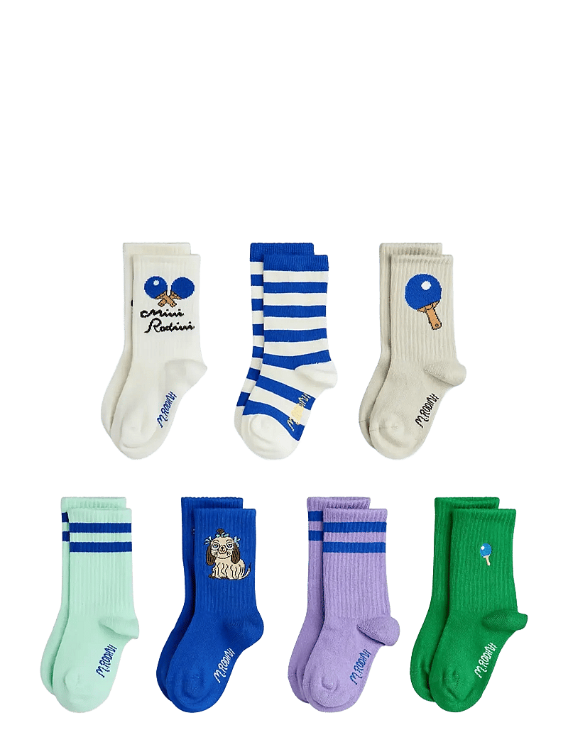 Mini Rodini - Table tennis 7-pack socks - strümpfe - multi - 0