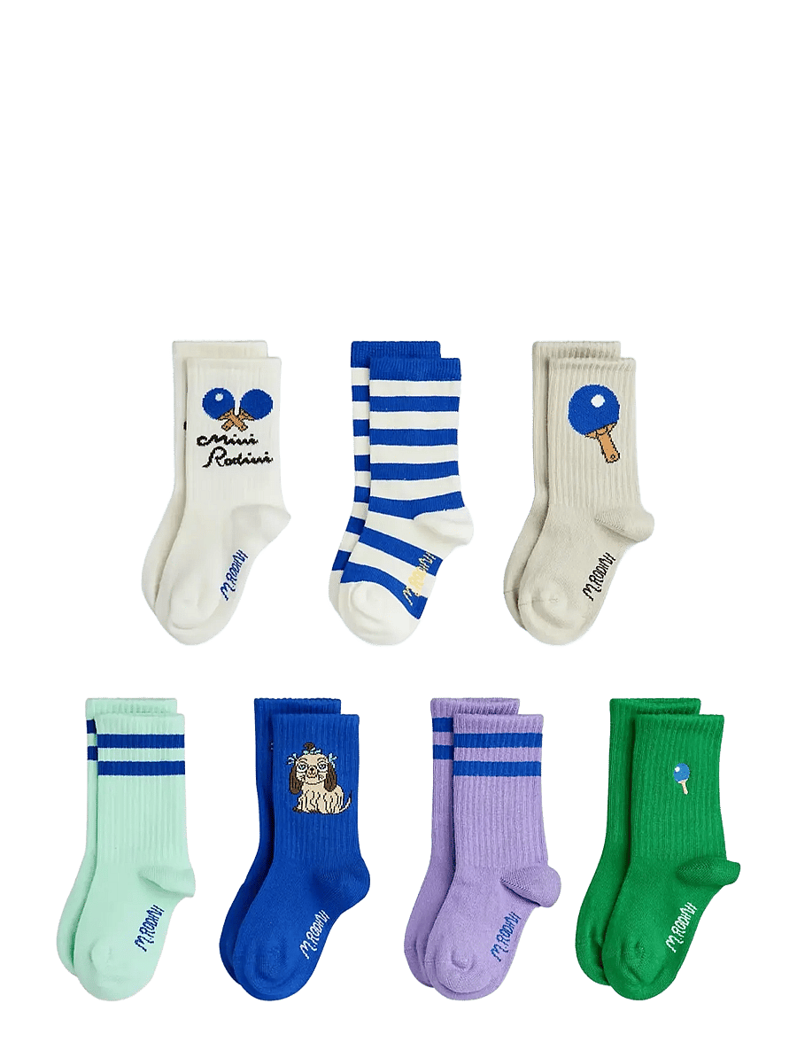 Mini Rodini - Table tennis 7-pack socks - strümpfe - multi - 0