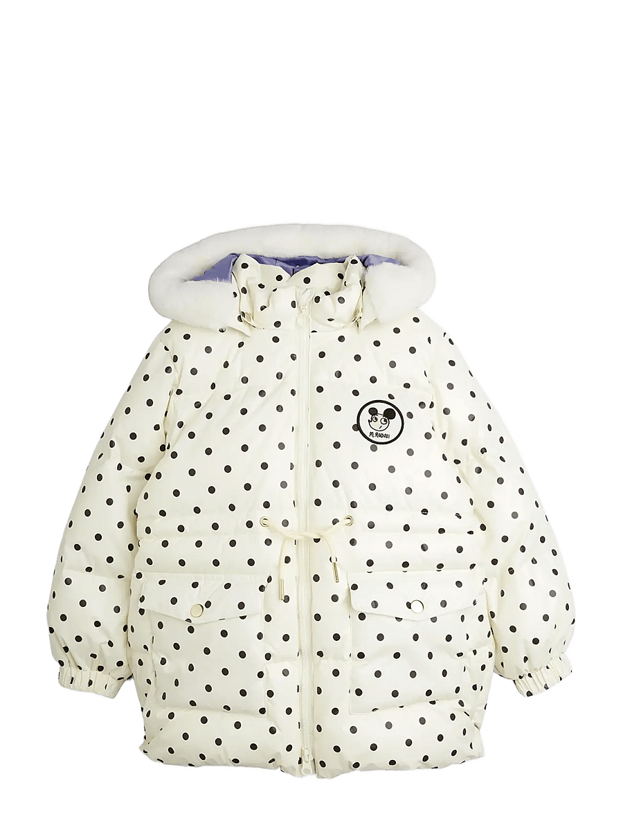 Mini Rodini - Ritzratz patch heavy puffer - daunen- und steppjacken - off-white - 0