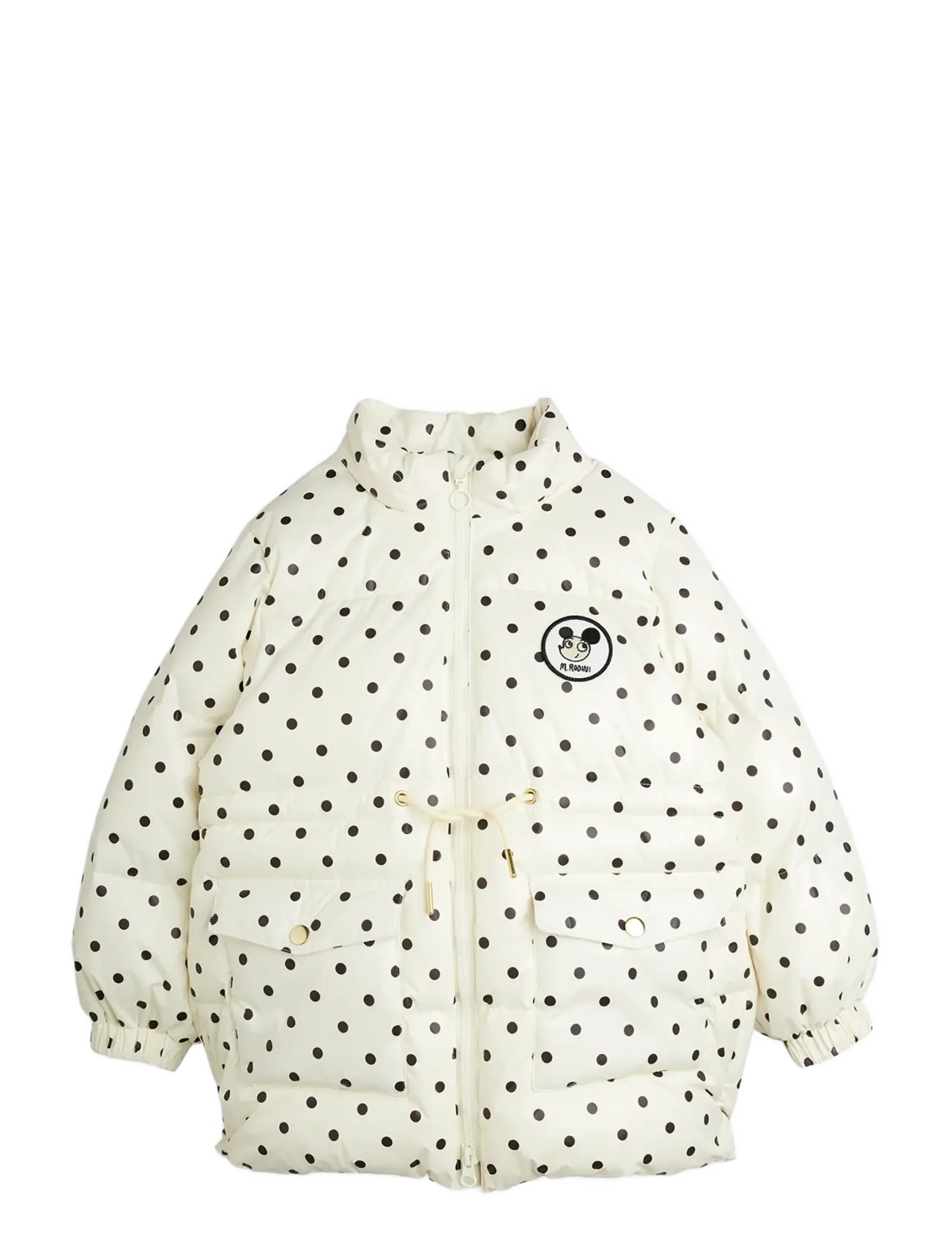 Mini Rodini - Ritzratz patch heavy puffer - off-white - 1