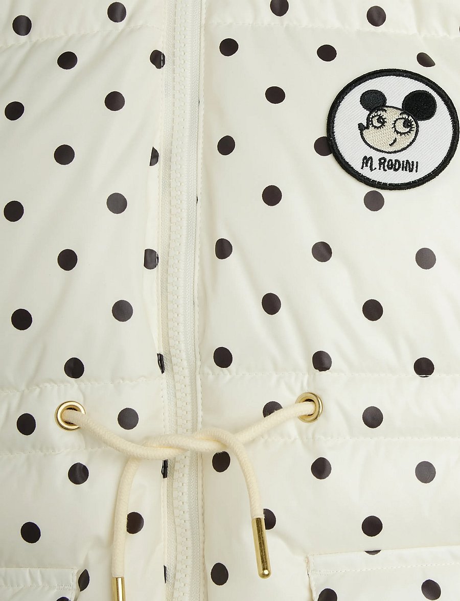 Mini Rodini - Ritzratz patch heavy puffer - daunen- und steppjacken - off-white - 3