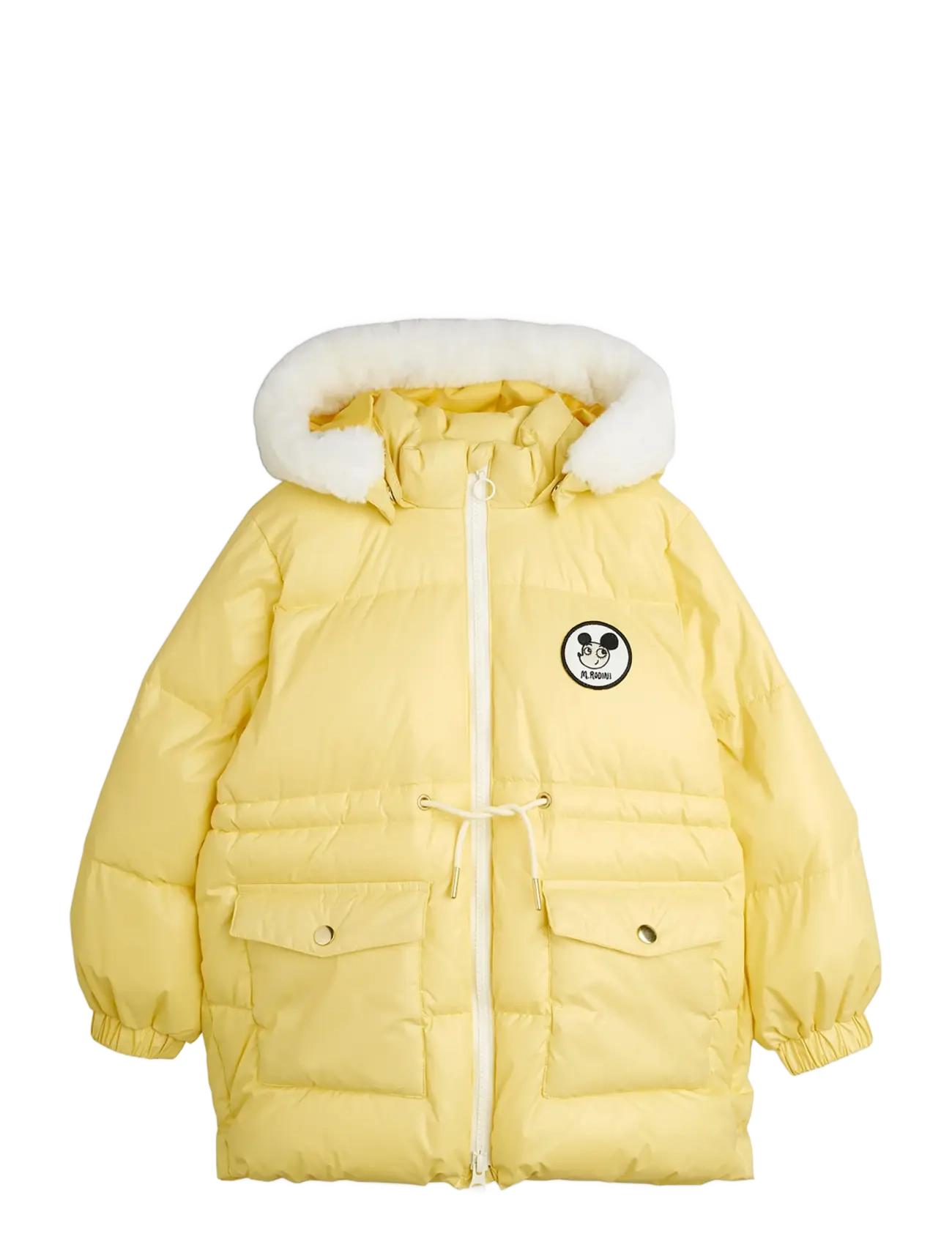 Mini Rodini Ritzratz patch heavy puffer - Winterjacke - YELLOW / yellow
