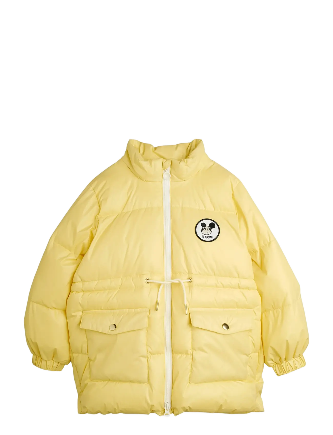 Mini Rodini - Ritzratz patch heavy puffer - yellow - 1
