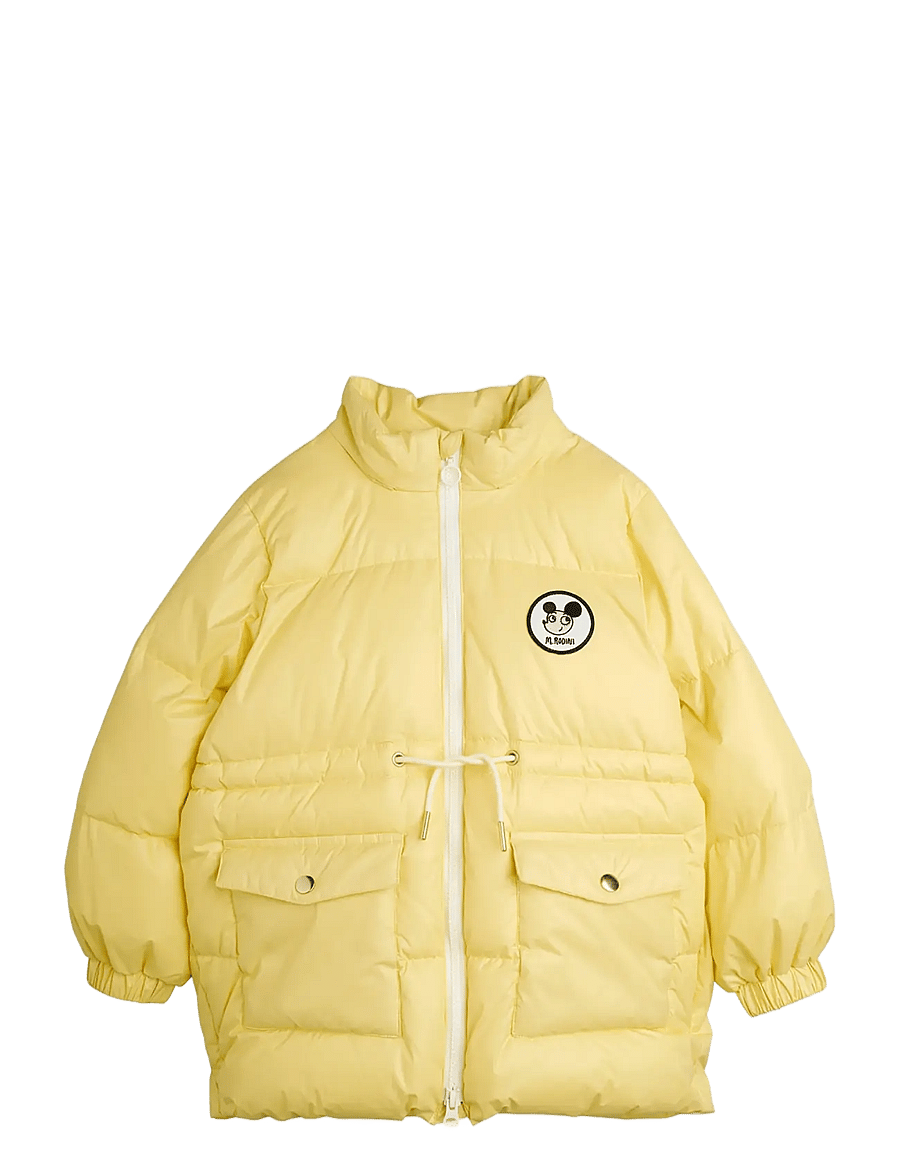 Mini Rodini - Ritzratz patch heavy puffer - daunen- und steppjacken - yellow - 1