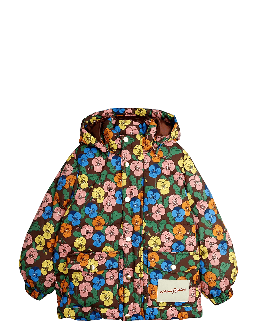 Mini Rodini - Violas aop heavy puffer - daunen- und steppjacken - multi - 0