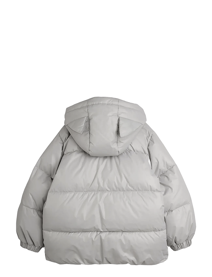Mini Rodini - Cat ears heavy puffer - daunen- und steppjacken - grey - 2