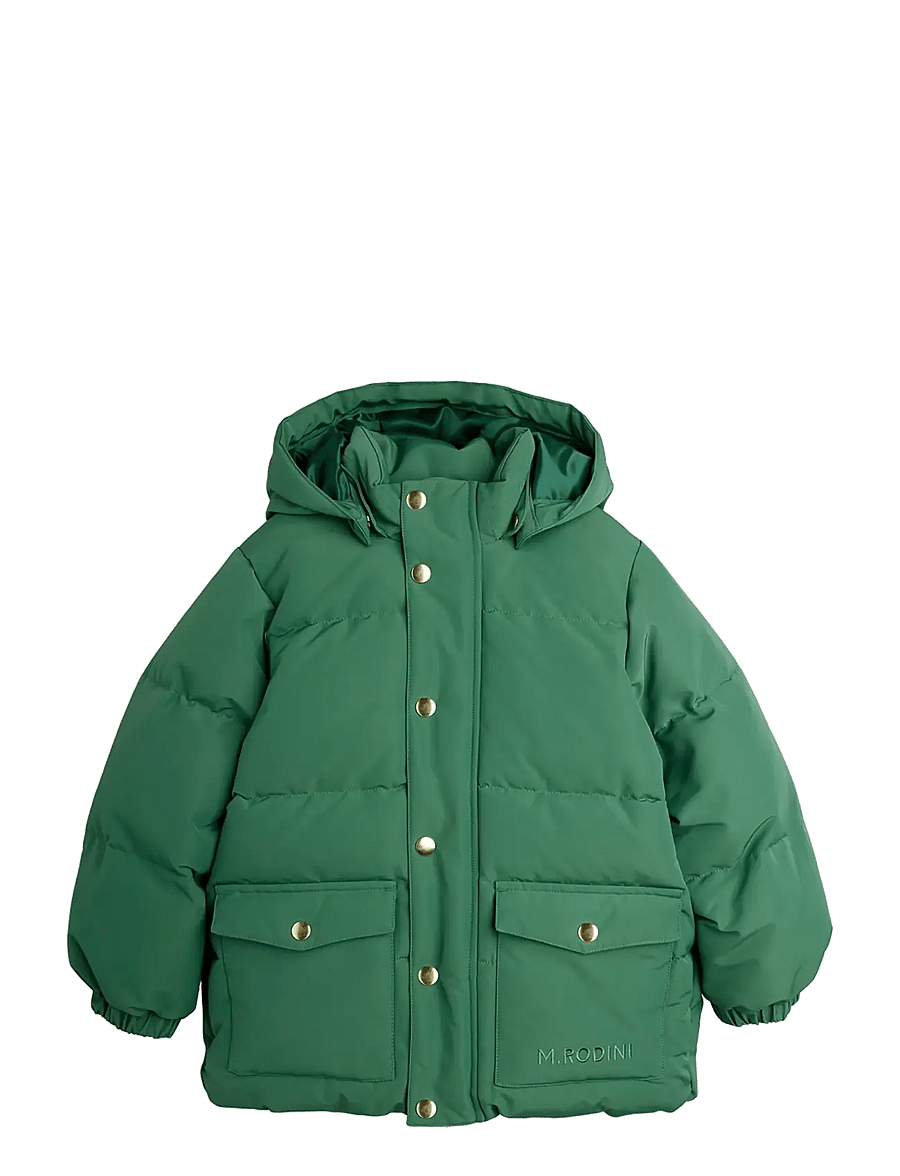 Mini Rodini - Solid heavy puffer - soojad ja polsterdatud - green - 0