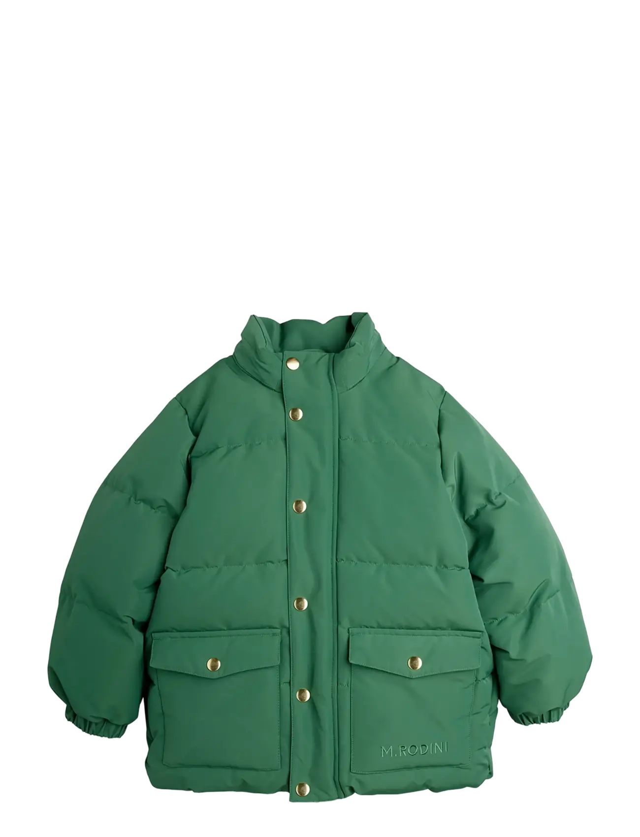 Mini Rodini - Solid heavy puffer - green - 1