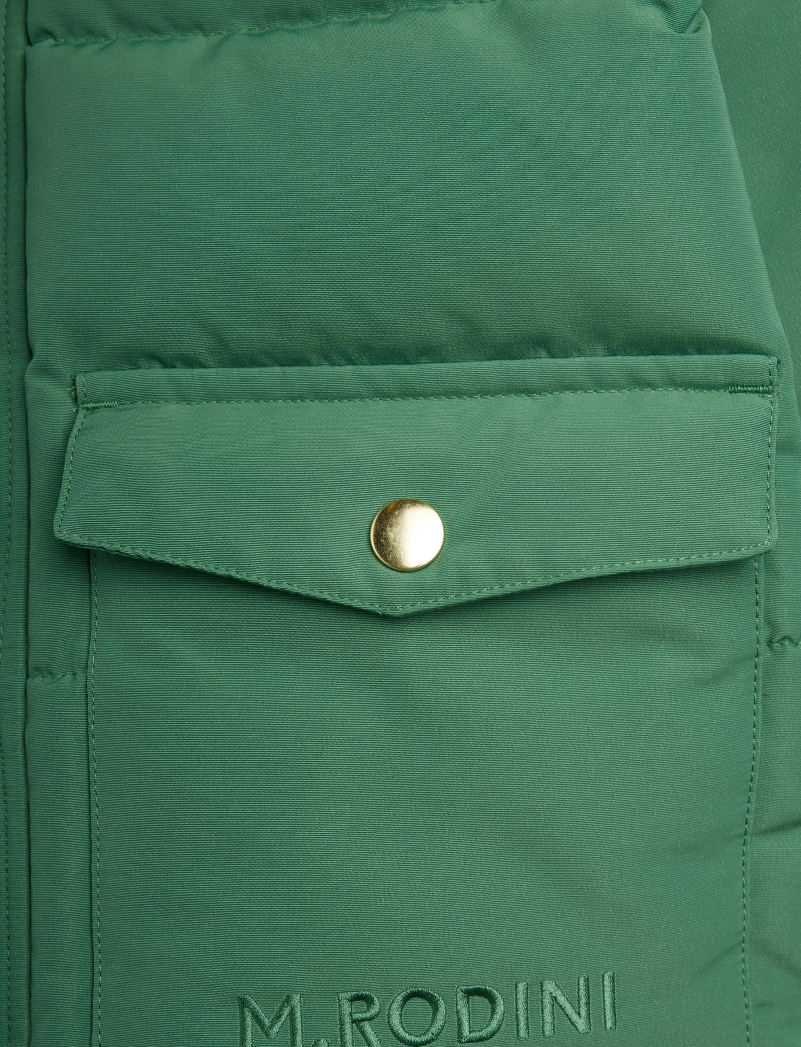 Mini Rodini - Solid heavy puffer - green - 3